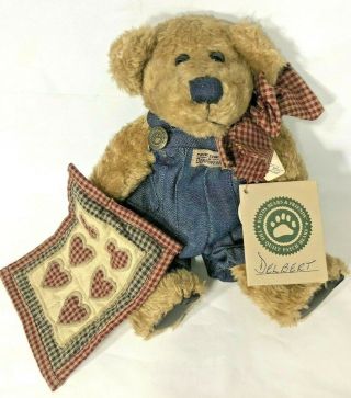 Boyd’s Bears & Friends The Quilt Patch Bears Stuffed Teddy Bear Animal Blanket