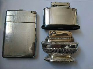 Fisher Table Lighter - Ronson Table Lighter - Unbranded Case With Lighter