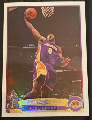 Kobe Bryant 2003 - 04 Topps Chrome 36 Refractor Plus Bonus Cards Remaining Jb