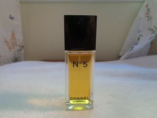 Vtg Chanel No 5 Eau De Toilette Spray 1.  2 Oz 35 Ml Full