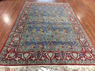 Authentic Vintage Persian Tree Of Life With Birds Oriental Rug