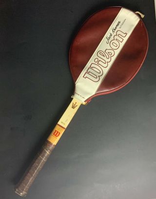 Vintage Wilson Jack Kramer Autograph Wood Tennis Racquet Racket W/original Cover