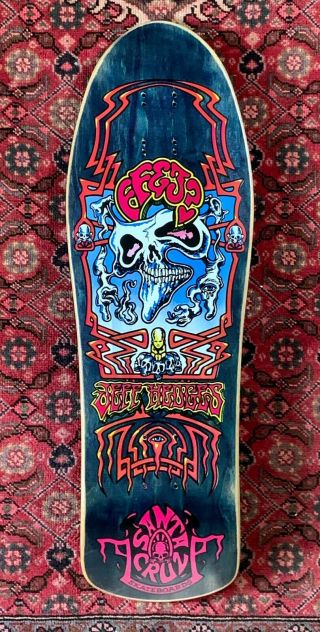 Nos Santa Cruz Jeff Hedges Ffej Deck Skateboard 1989 Rare Vintage