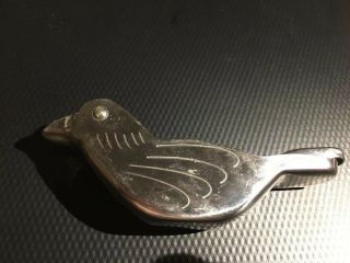 Vintage Stainless Chrome Bird Lemon Squeezer 4.  75 " Long,  Not Marked