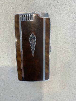 Cigarette Case With Built In Lighter Ronson Art Deco