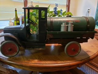 Antique 1920’s Buddy L Tanker Truck Very Rare All Large