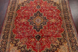 Vintage Floral Ardakan Area Rug Classic Oriental Hand - Knotted Wool 10x12 Carpet 3