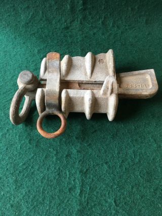 Vintage Kearney 1833 - 14 Come Along Linemen Cable Grip Puller - Left
