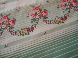 Vintage Feather Pillow Cover Stunning Cabbage Roses Best Cottage Colors