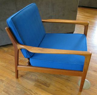 Mcm Dux Usa - 75 Teak Lounge Chair By Folke Ohlsson For Dux