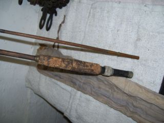 Antique Vintage Fishing Fly Rod 2 Piece Lucky Ace -