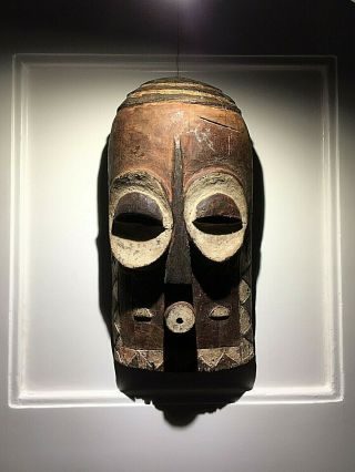 African Bembe Initiation Mask Tribal Art Sculpture Ritual Masque Africain Africa