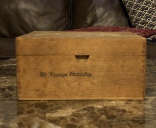 Ramon Allones 50 Trumps Dunhill Wood Cigar Box 19D046 2