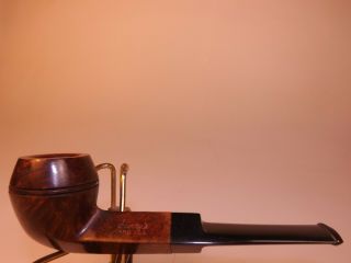 Savory’s Argyll Made In London England 73 Mature Briar Pipe Ebonite Rubber Stem