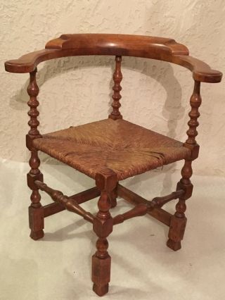 Antique 1700’s Corner Chair W/ Turnings