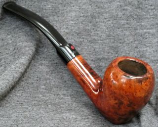 Two Dr.  Plumb Briar Pipes,  a 1/2 Bent Billiard and a 1/3 Bent Pickaxe 3