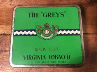 The Greys Silk Cut 1 Oz Tobacco Tin Australian