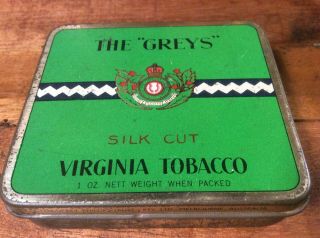The Greys Silk Cut 1 Oz Tobacco Tin Australian 2