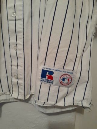 Rare vintage made USA 1992 - 1993 minnesota Twins Hm white cloth jersey Sz Large 2