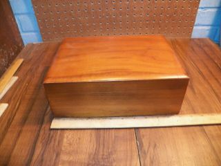 Vintage Fairfax Wood Cigar Tobacco Humidor Box