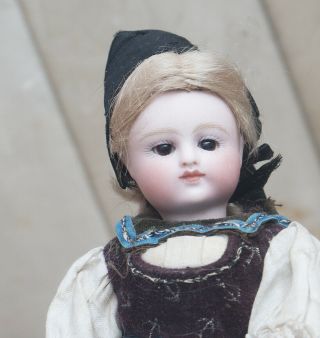 6 1/2 " Rare Antique German All - Bisque Doll By Kestner With Closed Mouth