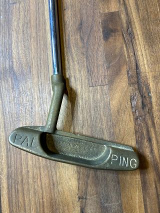 Vintage Ping Pal Putter Karsten Mfg Corp Grip (phoenix 85020) 36”