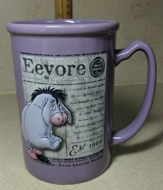 Vintage Walt Disney World Eeyore Tall Coffee Mug