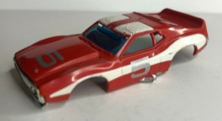 Aurora Afx G - Plus Vintage Slot Car Javelin 5 Red White 1764