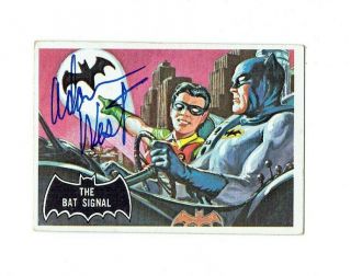 2001 Topps Non - Sports American Pie Autograph Card Batman Adam West 331/500