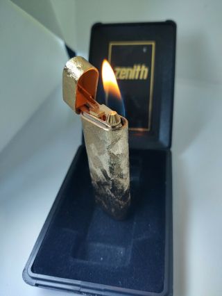 Vintage Rare Zenith 2700 Butane Lighter Great