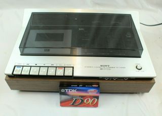 Vintage Retro Sony Tc - 138sd Tapecorder Stereo Cassette - Corder