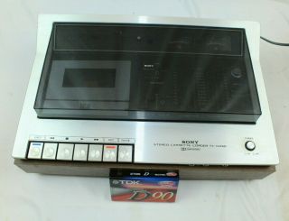 Vintage Retro Sony TC - 138SD Tapecorder Stereo Cassette - Corder 2