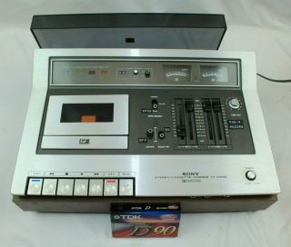 Vintage Retro Sony TC - 138SD Tapecorder Stereo Cassette - Corder 3