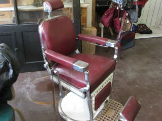 Antique Barber Chair Emil J Paidar All