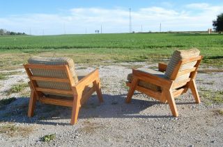 A Brandt Ranch Oak Mid Century Lounge Chairs Armchairs
