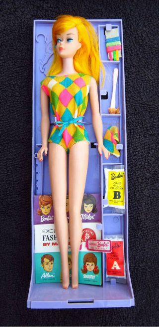 Vintage 1960’s Color Magic Barbie - Golden Blonde / Scarlet Flame
