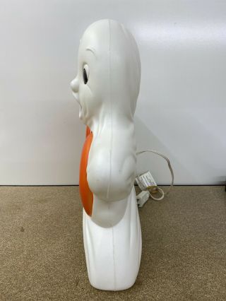 1997 Vintage Grand Venture BOO Ghost Light Up Blow Mold Halloween Decoration 15 