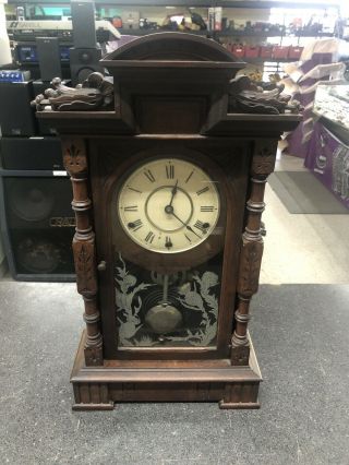 Antique 1884 Seth Thomas Hecla Mantel Clock