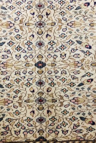 Exquisite 1930 - 1940s Antique Muted Dye Wool Pile Legendary Area Rug 7x10ft