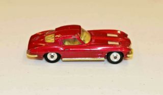 Vintage Corgi Toys 310 1963 Chevrolet Corvette Sting Ray Red 1:43 Diecast Car