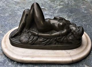 Exquisite Antique French Bronze Sculpture By James Pradier 