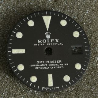 Vintage Rolex Gmt Master Black Dial 27.  34mm Item 95391