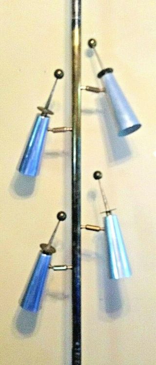 Vintage Mid Century Modern Stiffel Tension Pole Lamp Futura