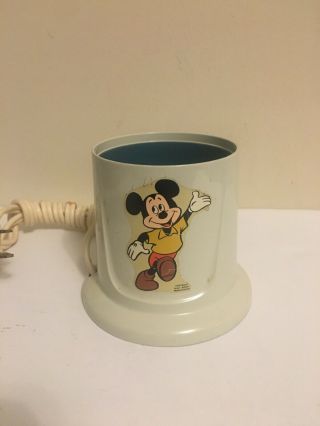 Rare Vintage Disney Mickey Mouse Baby Bottle Automatic Electric Warmer