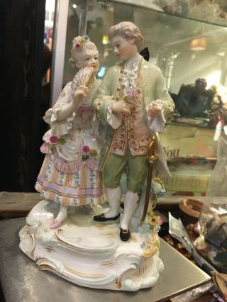 Antique 19th Century Meissen Figurine 2