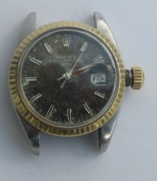 Ladies Vintage Rolex Oyster Perpetual Date 6917 Automatic Watch C.  1981 A/f