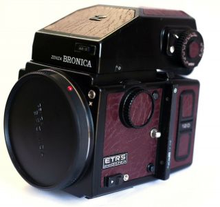 Bronica Etrs Replacement Cover,  Laser Cut - Recycled Leather - Vintage