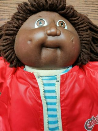 Vintage 1978,  1982 Cabbage Patch Kids Doll African American Girl Artist Signed