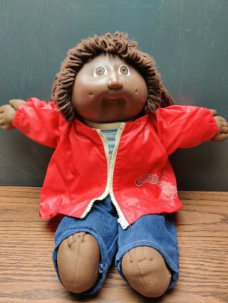 Vintage 1978,  1982 Cabbage Patch Kids Doll African American Girl Artist Signed 2