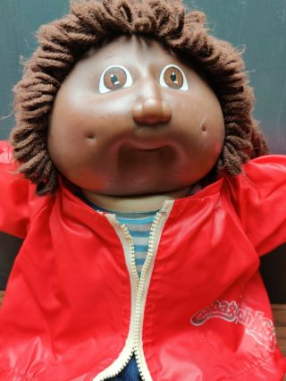 Vintage 1978,  1982 Cabbage Patch Kids Doll African American Girl Artist Signed 3